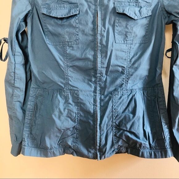 CAbi Blue Fly Away Zip Jacket Utility Size XS - Picture 6 of 13